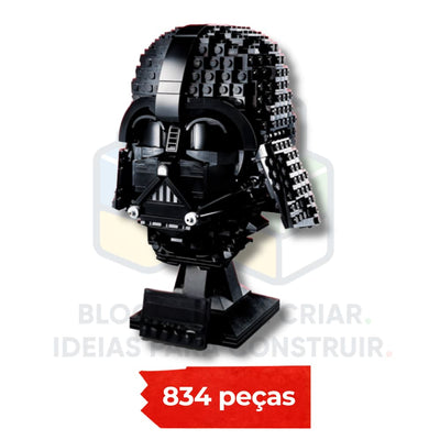 Capacete de Darth Vader | 834 peças