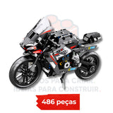 Moto Esportiva Technic Metal Storm | 486 Peças