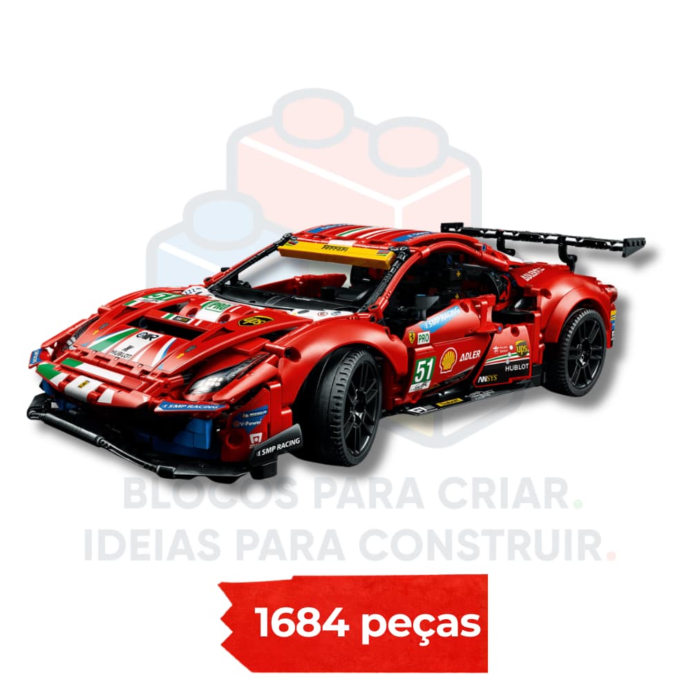 Ferrari 488 GTE | 1684 Peças