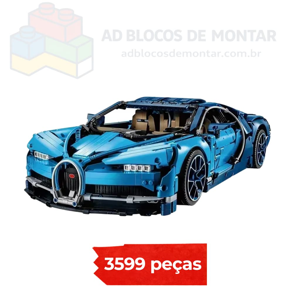 Bugatti Chiron | 3599 Peças