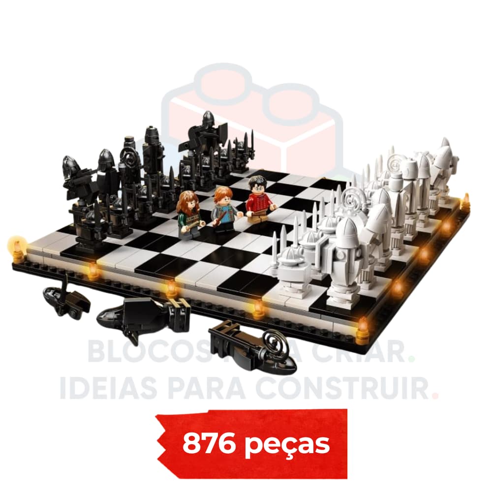 Jogo de Xadrez dos Feiticeiros de Hogwarts | 876 peças