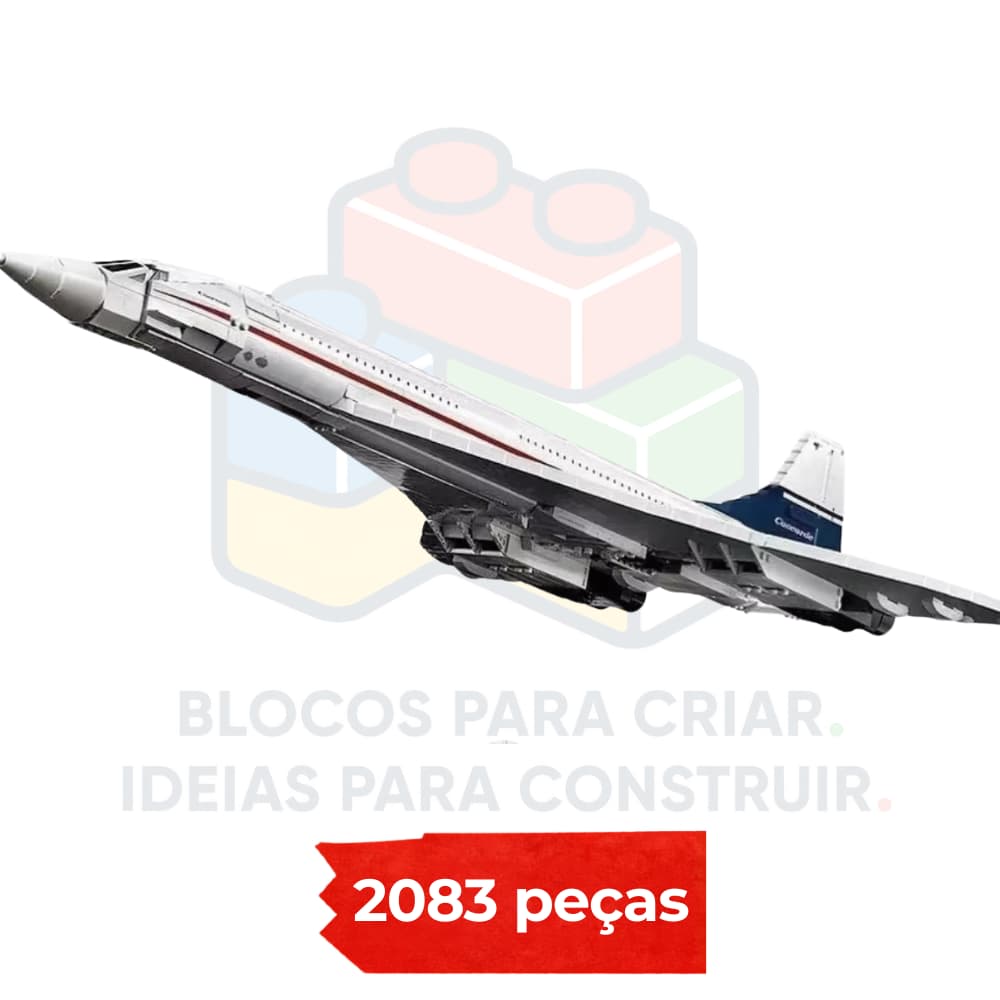 Concorde Supersônico | 2083 peças