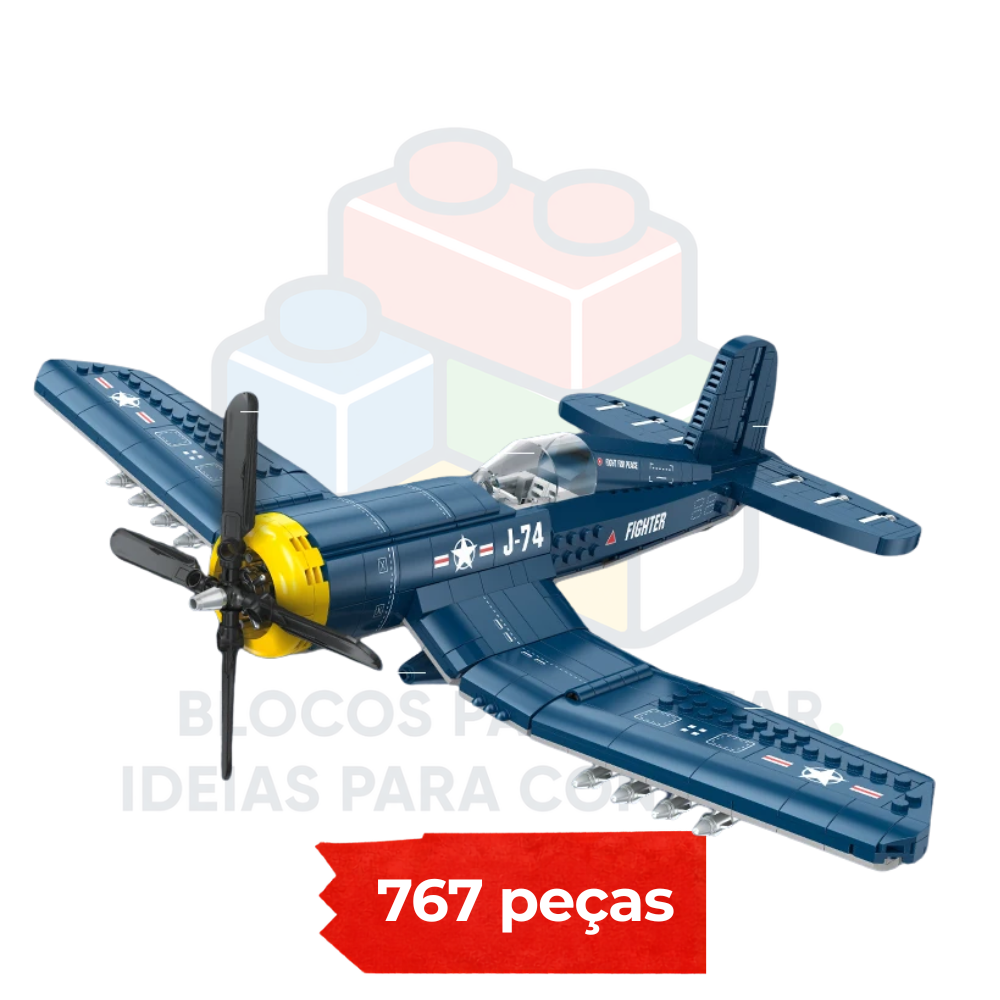 Nave de Combate F4U Corsair | 767 peças