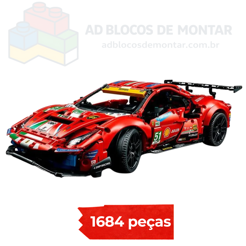 Ferrari 488 GTE | 1684 Peças