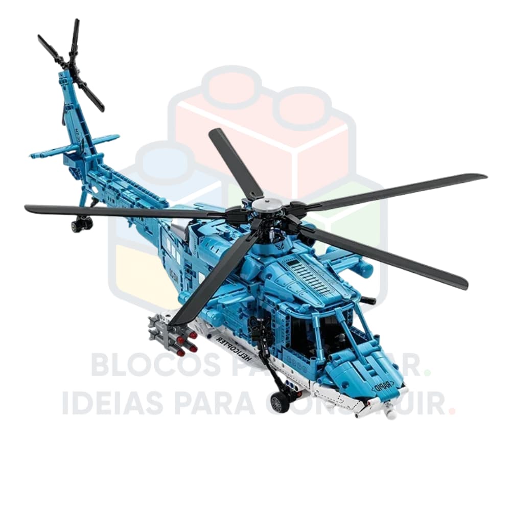 Helicóptero Militar de Combate | 1711 peças