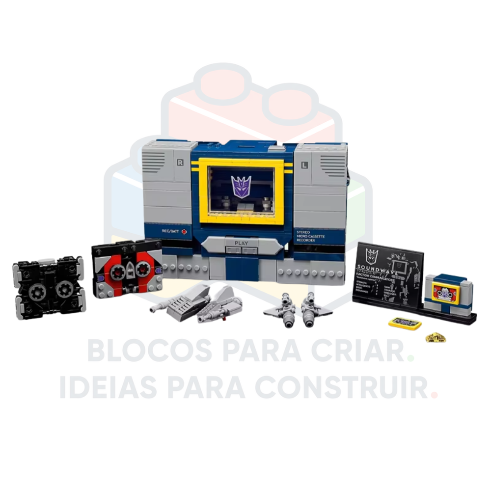 Transformers Soundwave Decepticon | 1505 peças