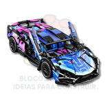 Lamborghini Cyberpunk | 1000 Peças