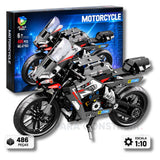 Moto Esportiva Technic Metal Storm | 486 Peças