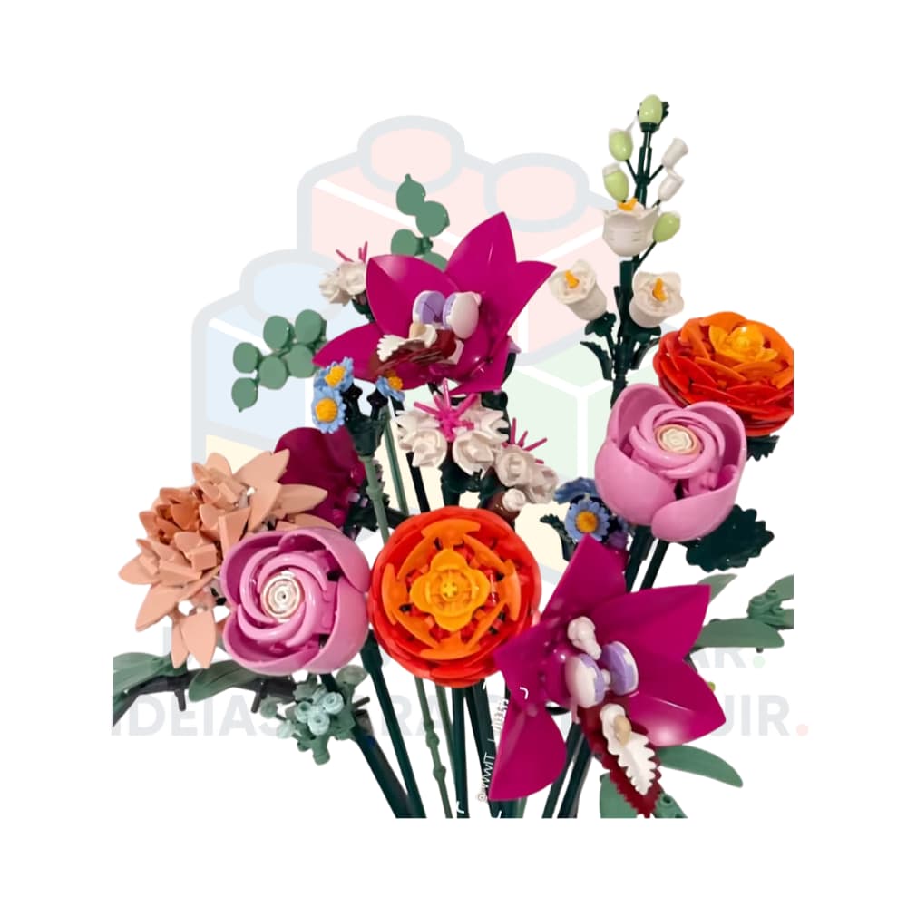 Buquê de Orquídeas e Rosas | 749 peças