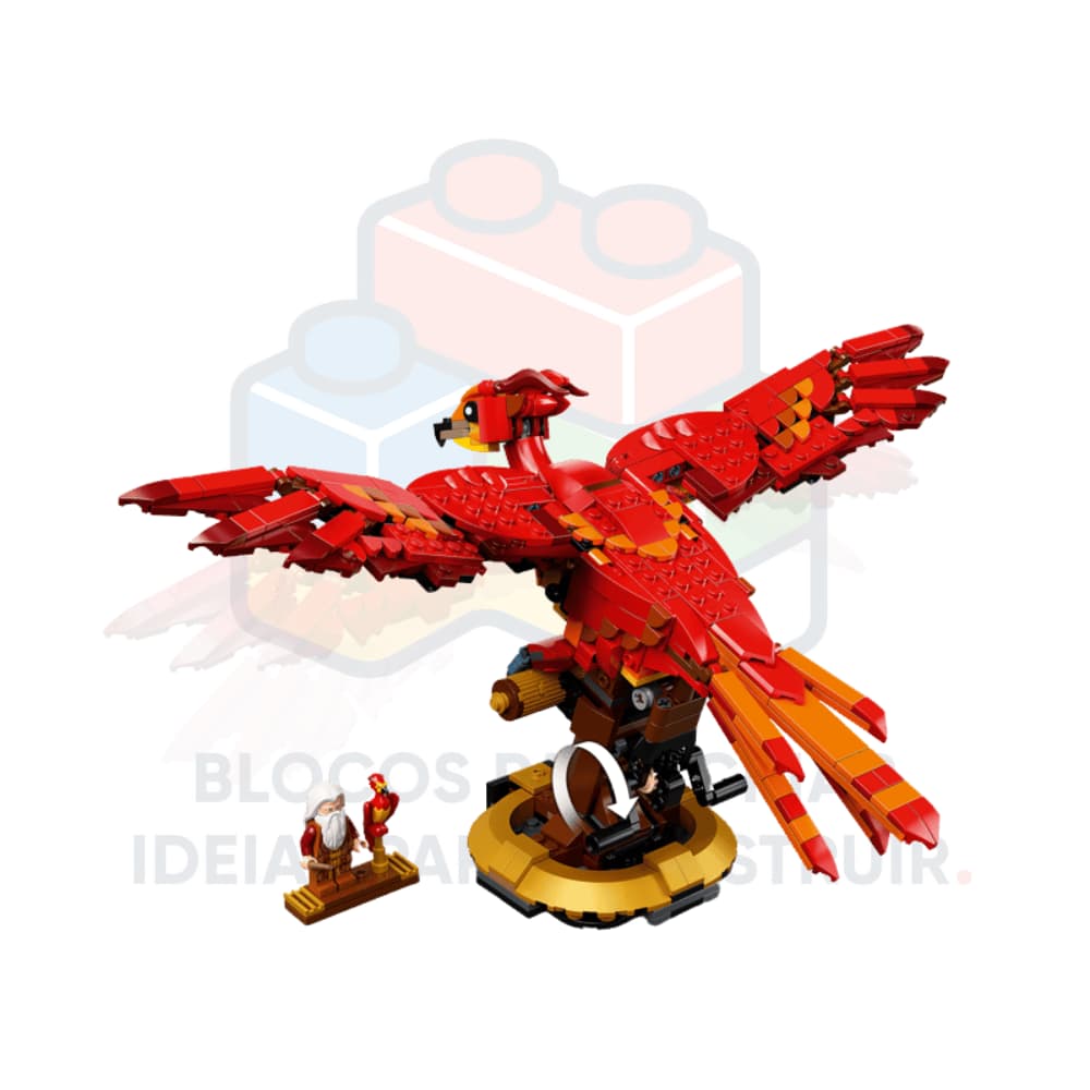 Fawkes, a Fênix de Dumbledore | 597 peças