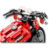 Moto Custom Technic Speed Racing | 432 Peças