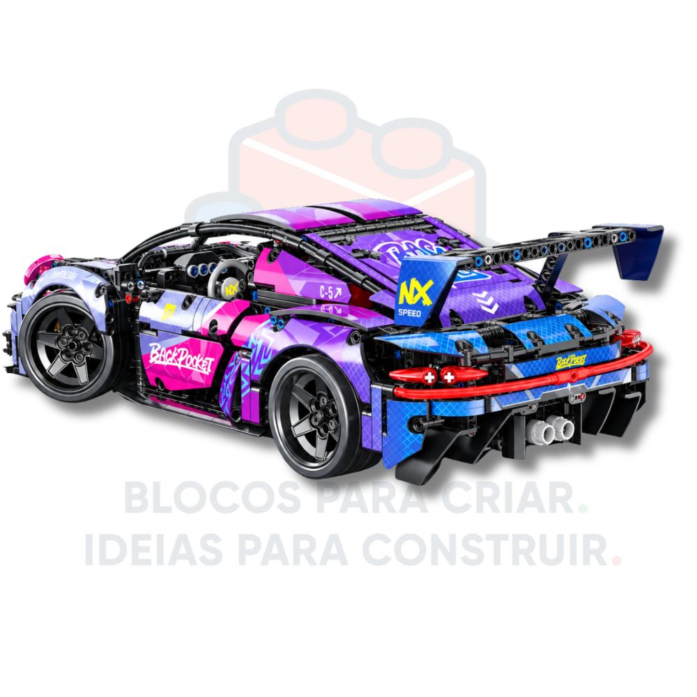Porsche 911 Cyberpunk | 1620 Peças