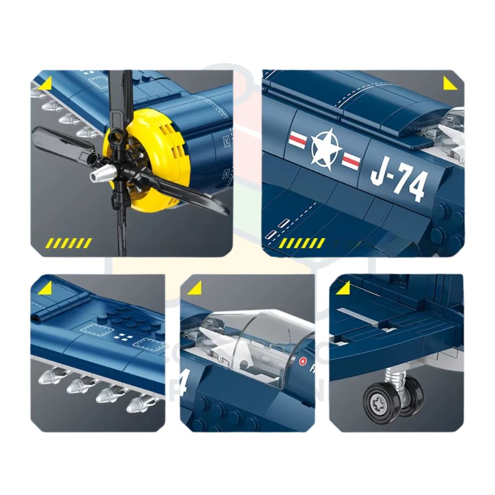 Nave de Combate F4U Corsair | 767 peças