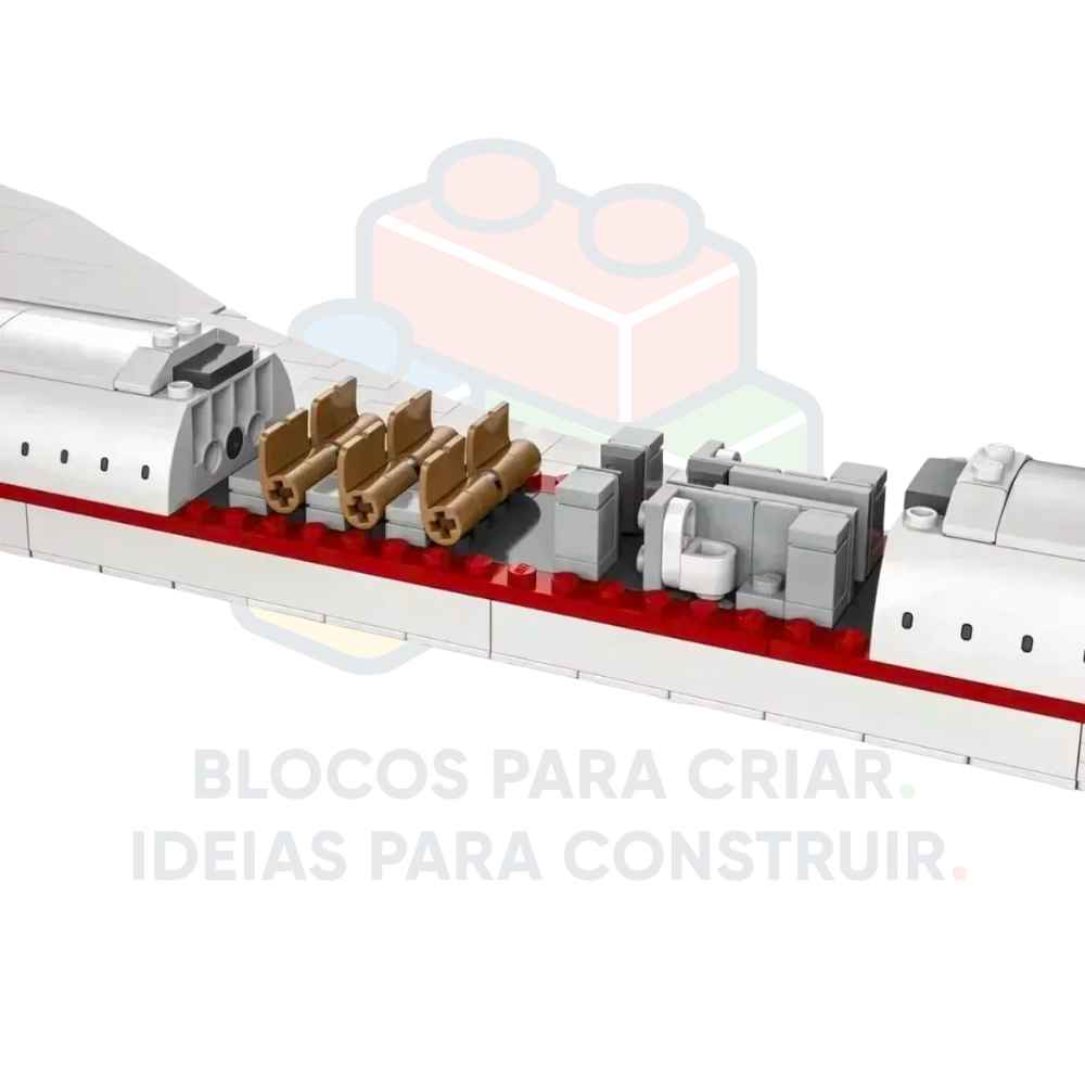 Concorde Supersônico | 2083 peças