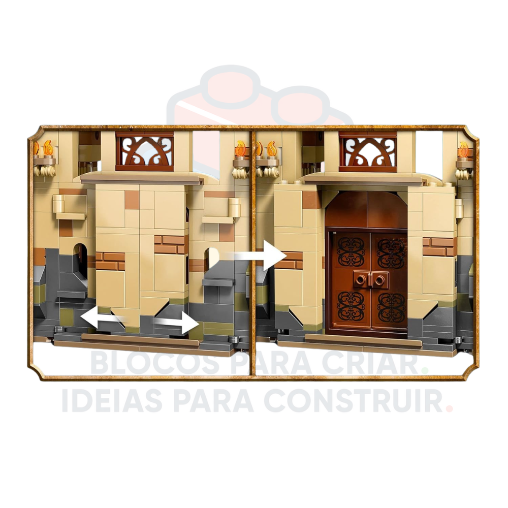 Sala Precisa de Hogwarts | 587 peças