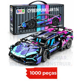 Lamborghini Cyberpunk | 1000 Peças