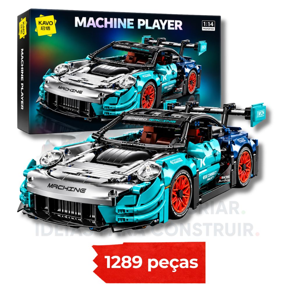 Porsche 911 GT3 Scorpion 2 em 1 | 1289 Peças