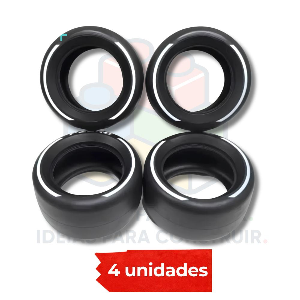 Pneus P Zero branco para veículos Fórmula 1 Technic | 4 unidades